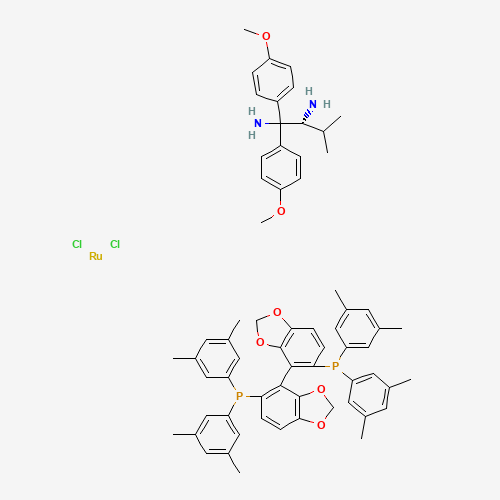 RuCl2[(R)-DM-SEGPHOS® ][(R)-DAIPEN] molecular structure