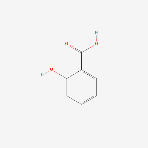 Salicylic acid molecular structure