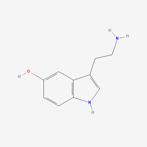 Serotonin molecular structure