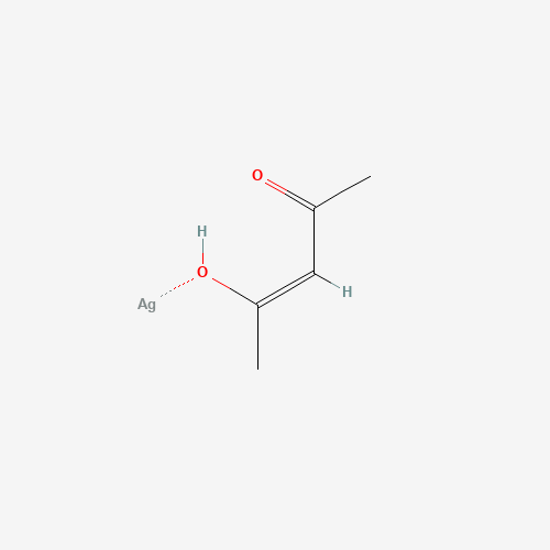 Silver acetylacetonate molecular structure