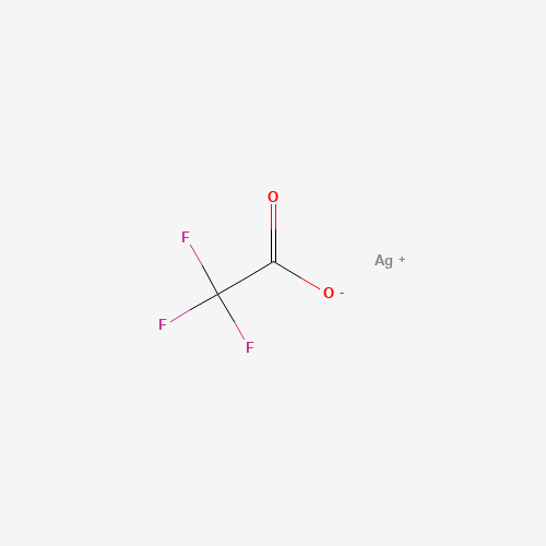 Silver trifluoroacetate molecular structure