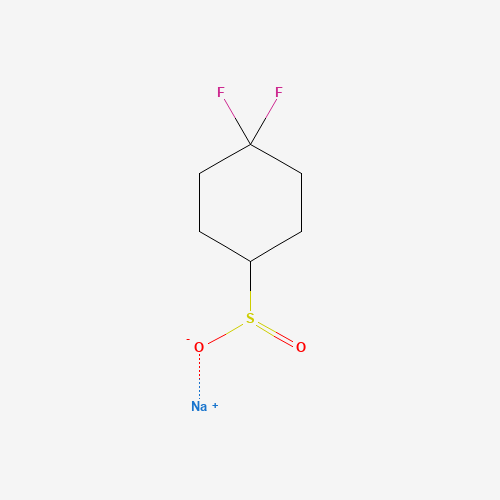 Sodium 4,4-difluorocyclohexanesulfinate molecular structure