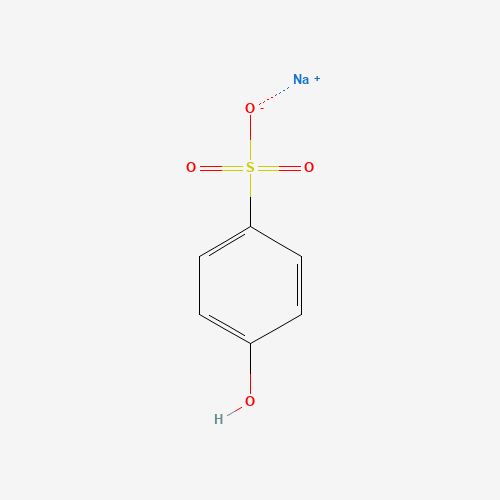 Sodium 4-hydroxybenzenesulfonate dihydrate molecular structure