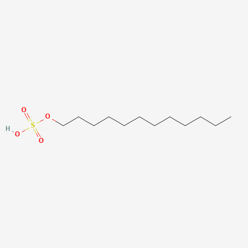 Sodium dodecyl sulfate molecular structure
