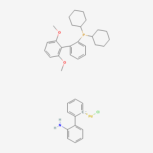 SPhos Pd G2 ChemBeads molecular structure