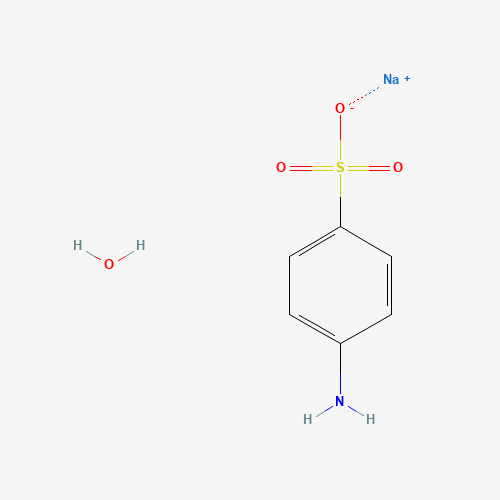 Sulfanilic acid sodium salt hydrate molecular structure