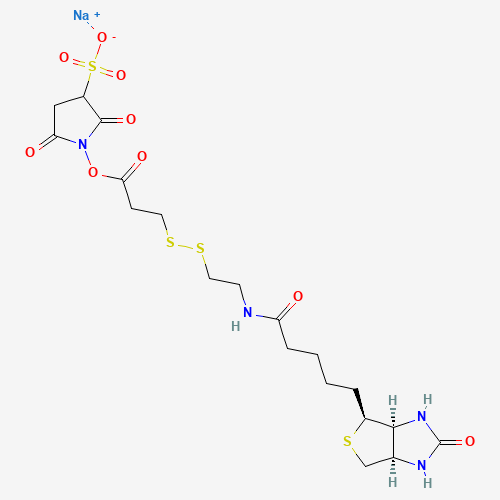 Sulfo-NHS-SS-Biotin molecular structure