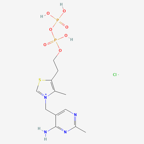 Thiamine pyrophosphate molecular structure