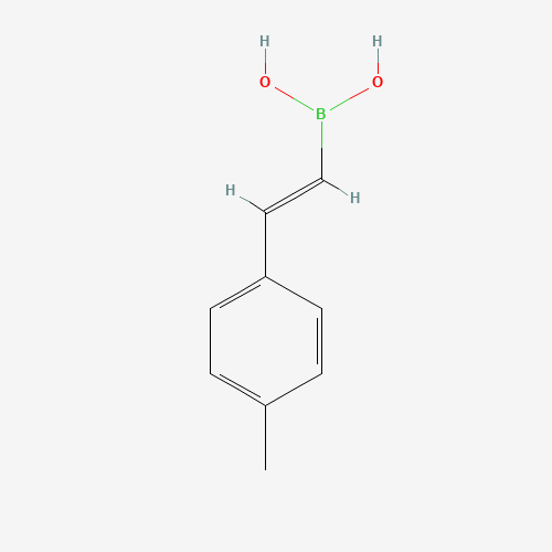 trans-2-(4-Methylphenyl)vinylboronic acid molecular structure