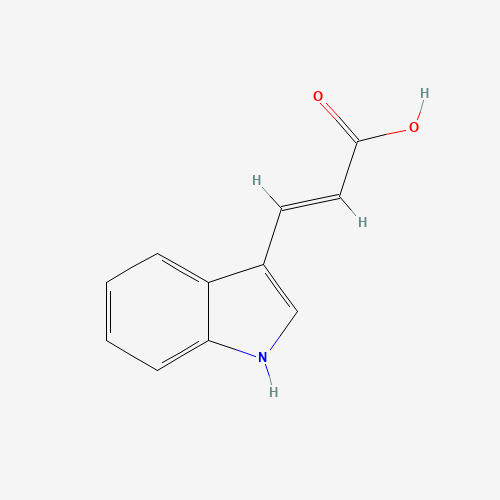 trans-3-Indoleacrylic acid molecular structure