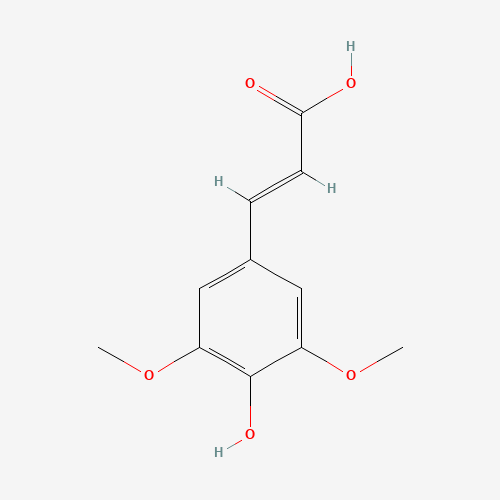 trans-Sinapic acid molecular structure