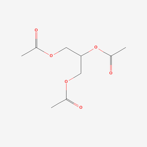 Triacetin molecular structure