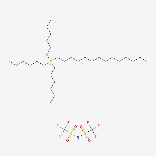 Trihexyltetradecylphosphonium bis(trifluoromethylsulfonyl)amide molecular structure
