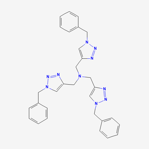 Tris[(1-benzyl-1H-1,2,3-triazol-4-yl)methyl]amine molecular structure