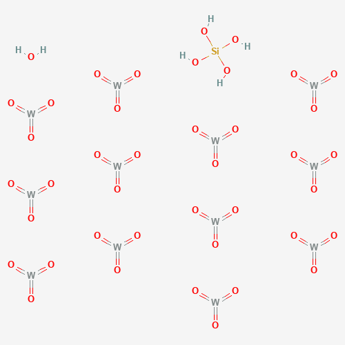 Tungstosilicic acid hydrate molecular structure