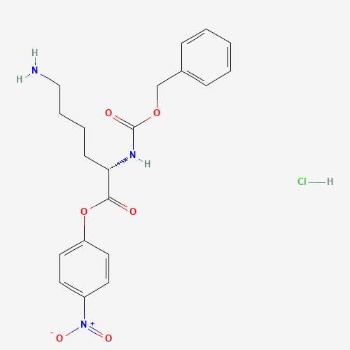 Z-L-Lys-ONp hydrochloride molecular structure
