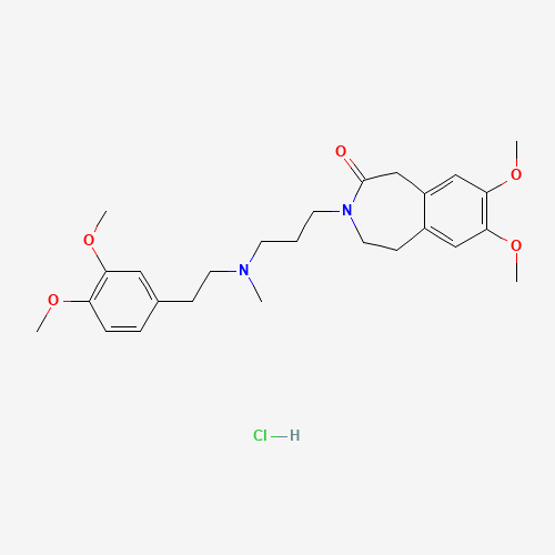 Zatebradine hydrochloride molecular structure