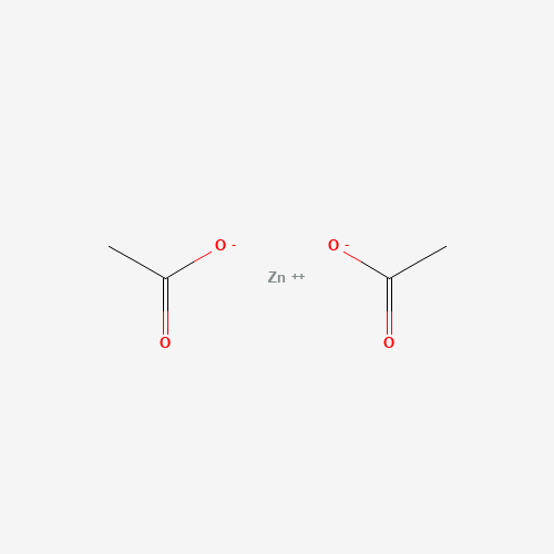 Zinc acetate molecular structure